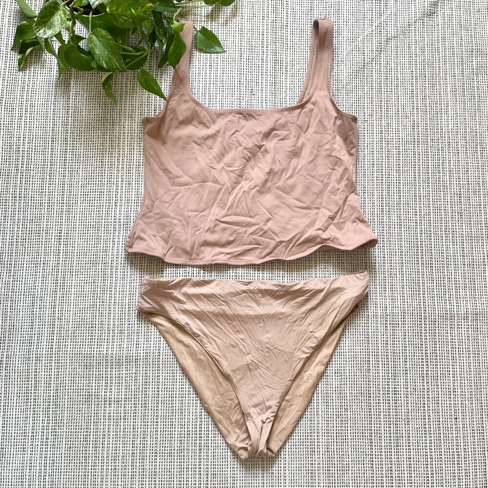 SKIMS Scoop Tank Swim Set
